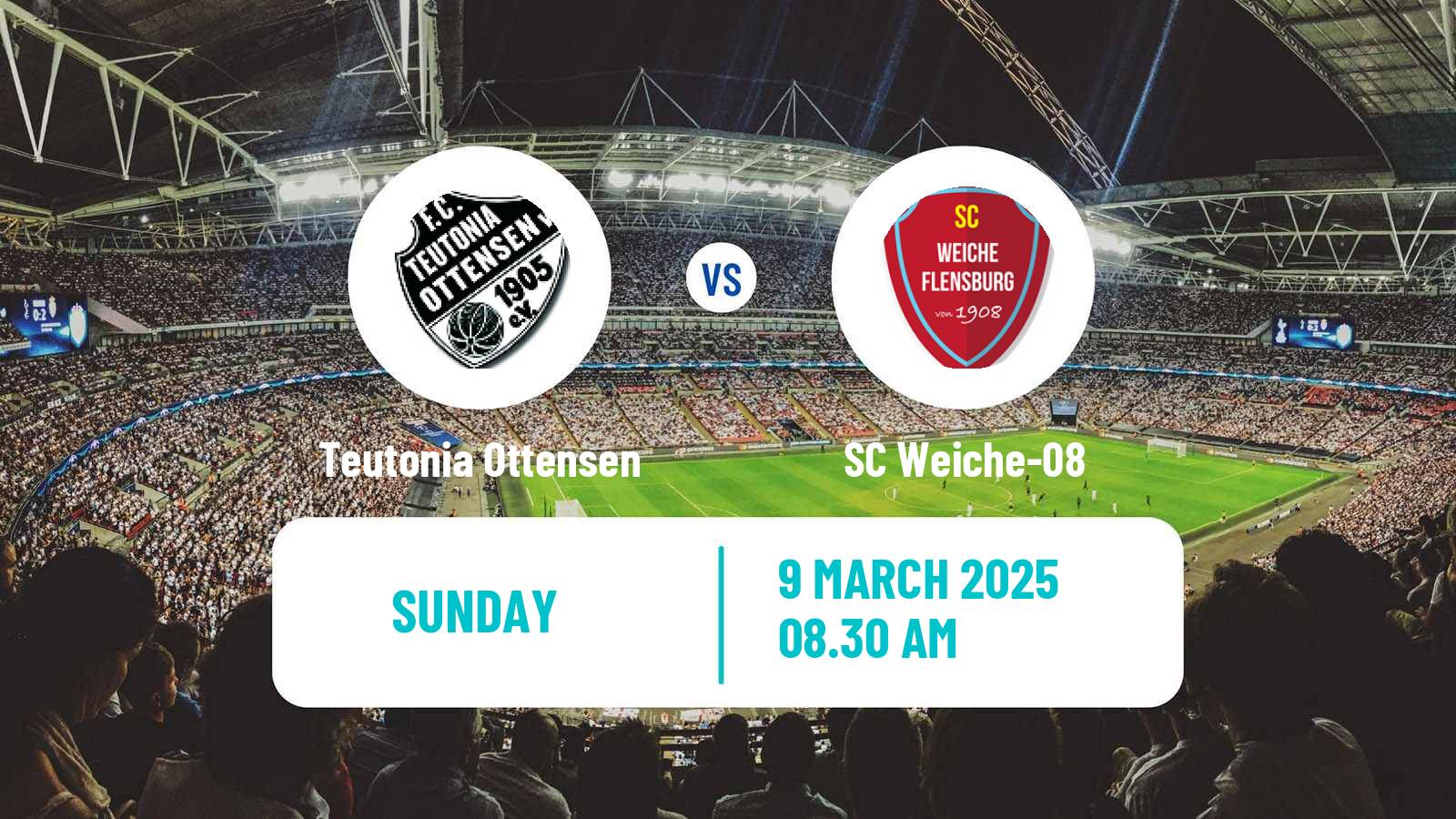 Soccer German Regionalliga North Teutonia Ottensen - SC Weiche-08