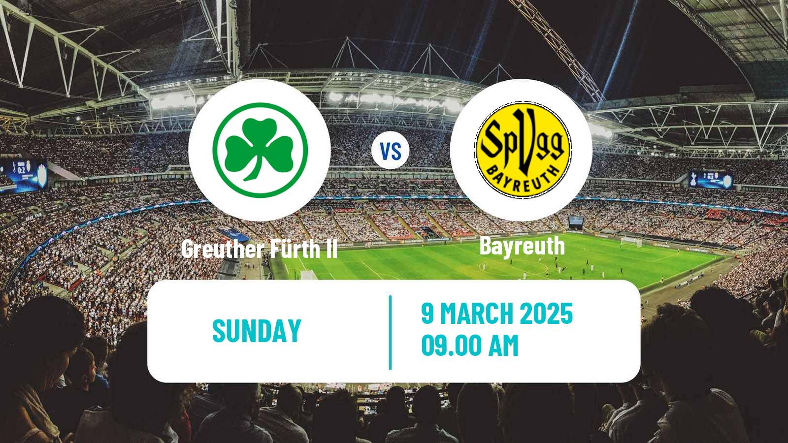 Soccer German Regionalliga Bayern Greuther Fürth II - Bayreuth