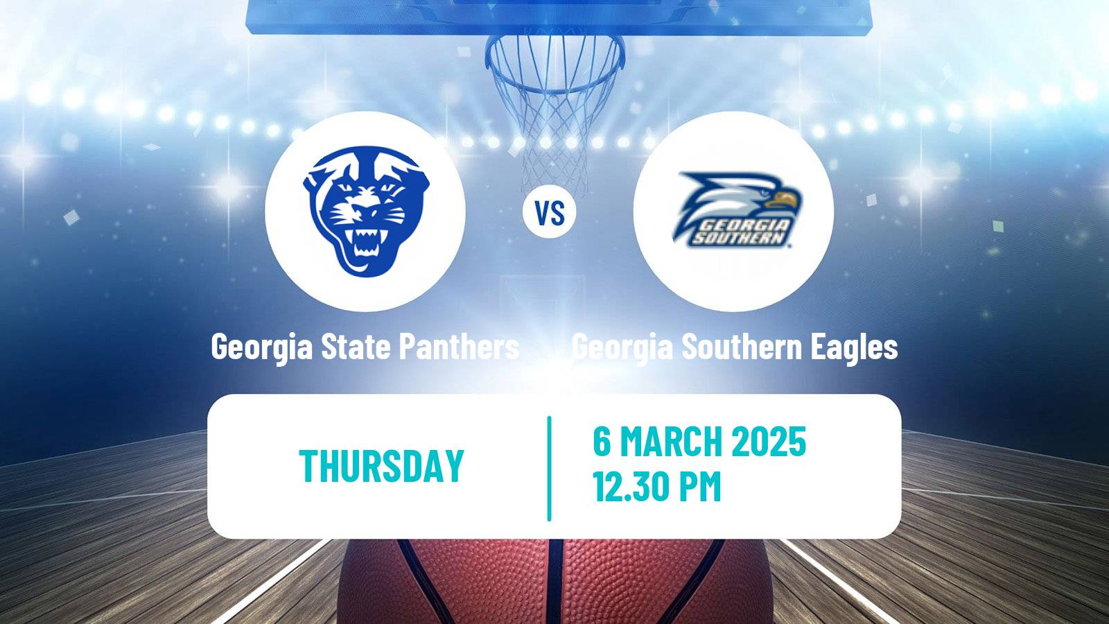 Basketball NCAA College Basketball Women Georgia State Panthers - Georgia Southern Eagles