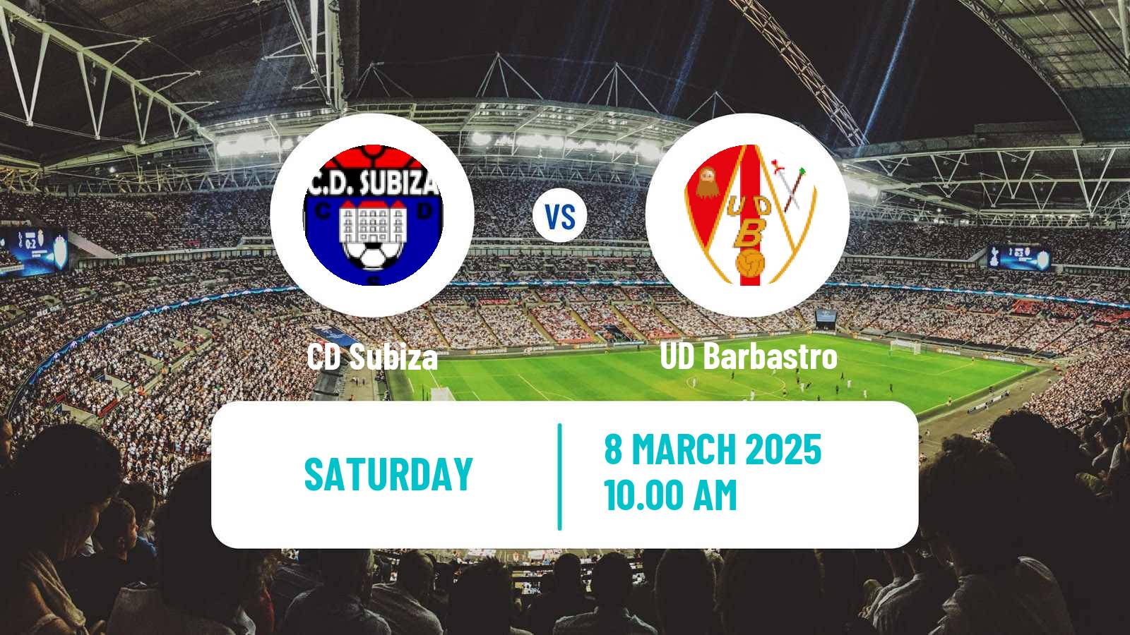 Soccer Spanish Segunda RFEF - Group 2 Subiza - Barbastro