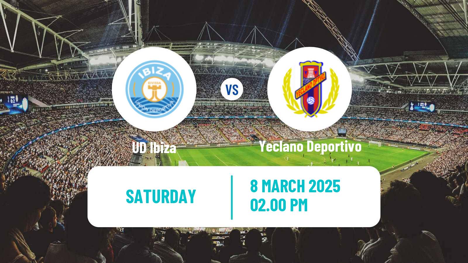 Soccer Spanish Primera RFEF Group 2 Ibiza - Yeclano Deportivo