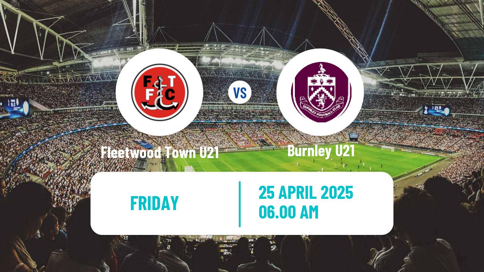 Soccer English Professional Development League Fleetwood Town U21 - Burnley U21