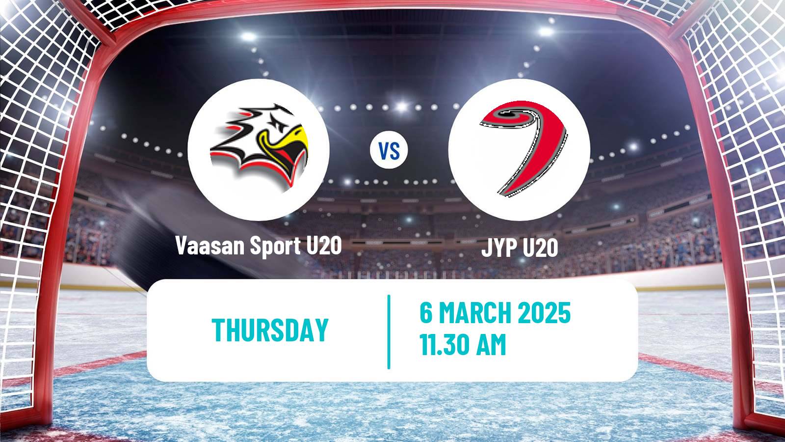 Hockey Finnish SM-sarja U20 Vaasan Sport U20 - JYP U20