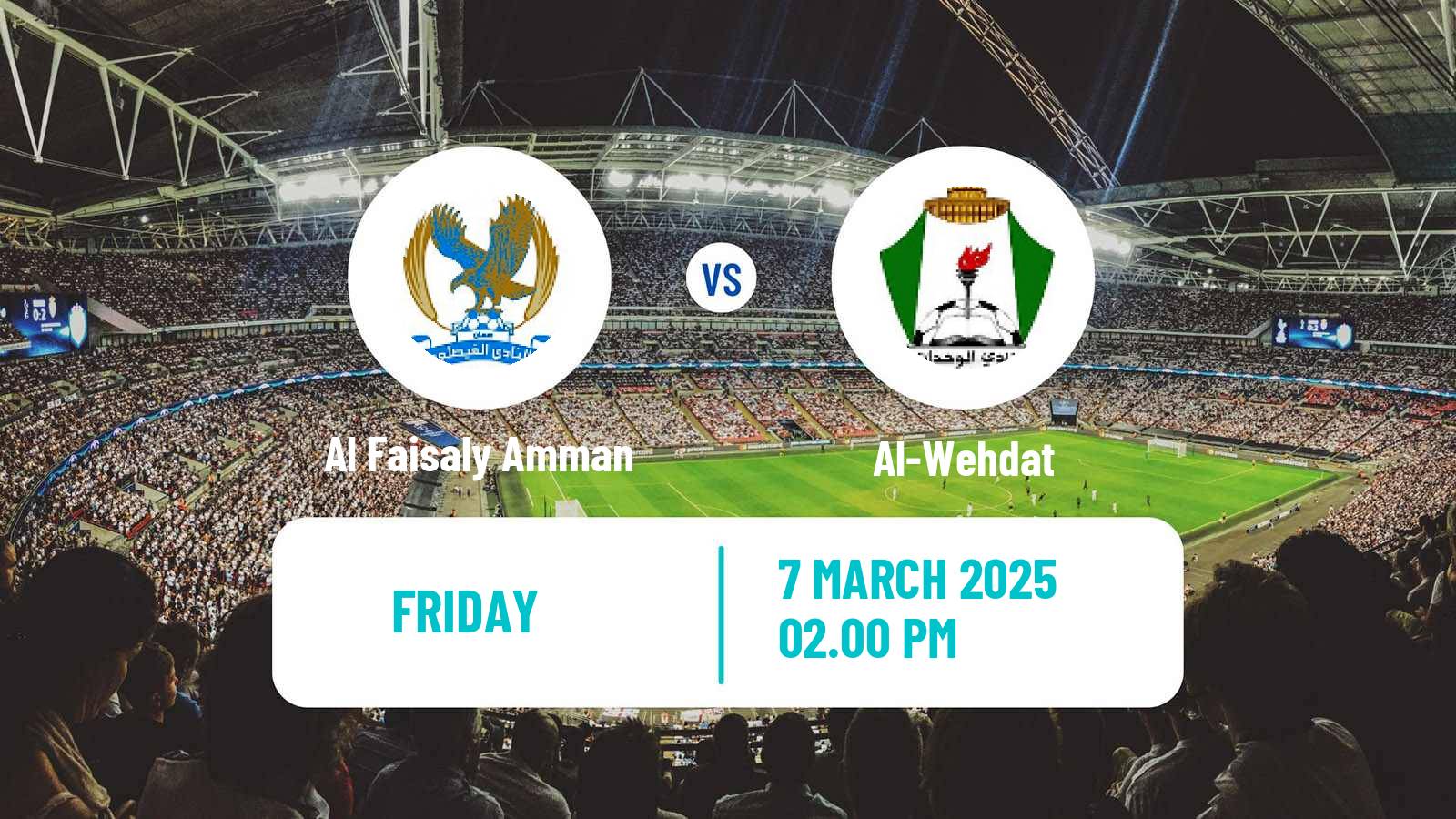 Soccer Jordan Premier League Al Faisaly Amman - Al-Wehdat