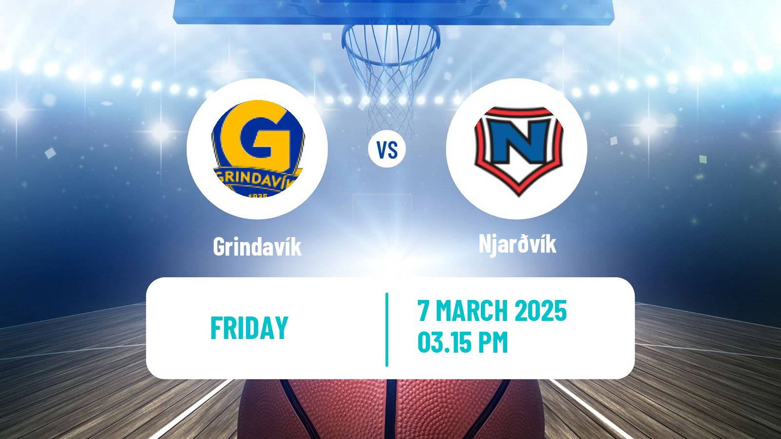 Basketball Icelandic Premier League Basketball Grindavík - Njarðvík