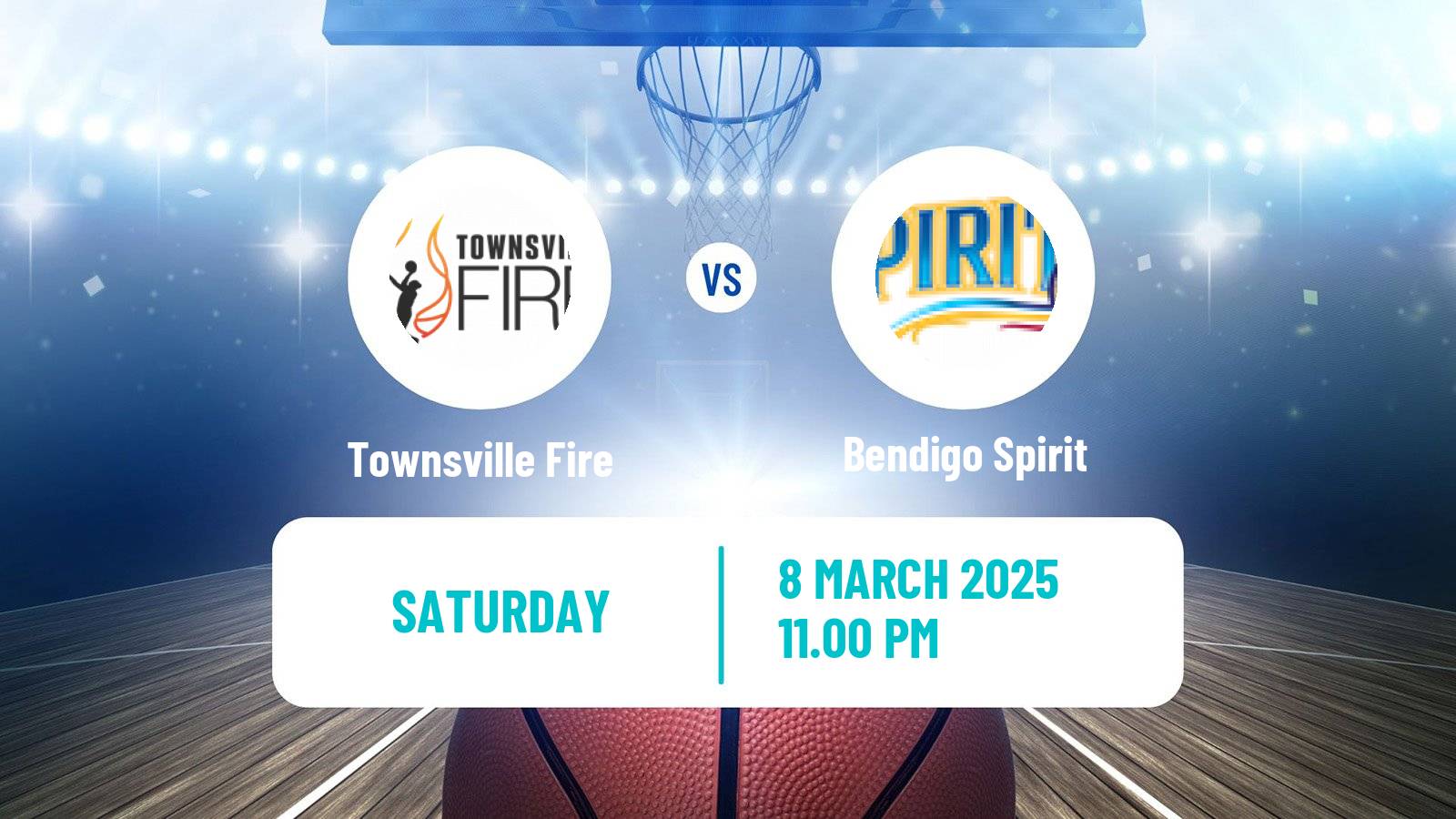 Basketball Australian WNBL Townsville Fire - Bendigo Spirit