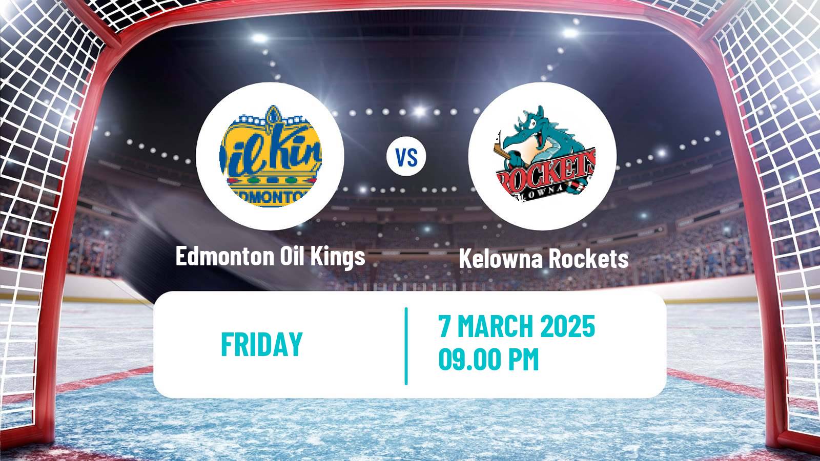 Hockey WHL Edmonton Oil Kings - Kelowna Rockets