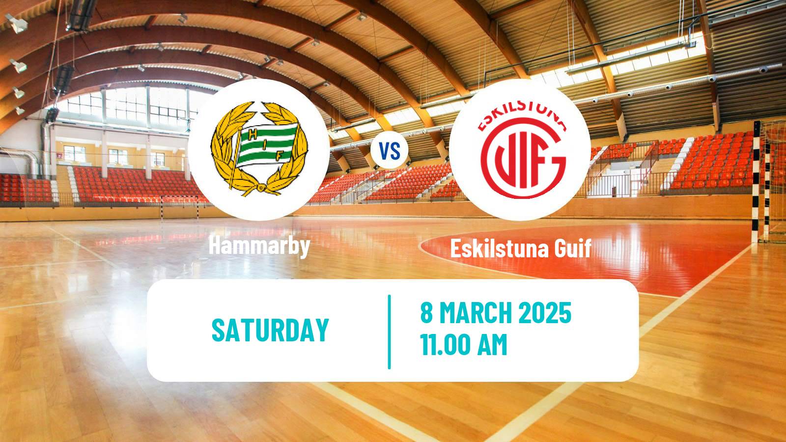 Handball Swedish Elitserien Handball Hammarby - Eskilstuna Guif
