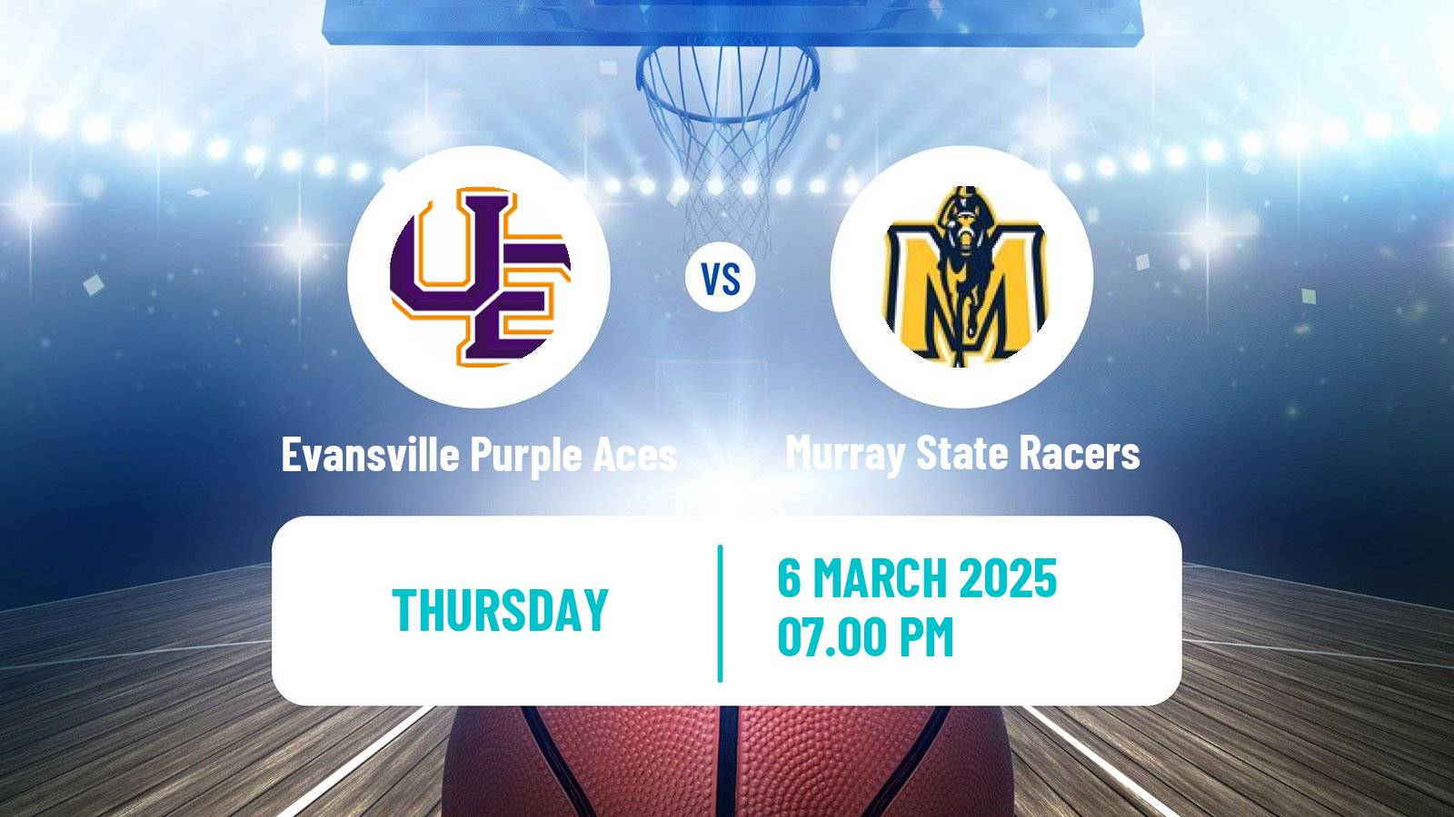 Basketball NCAA College Basketball Women Evansville Purple Aces - Murray State Racers