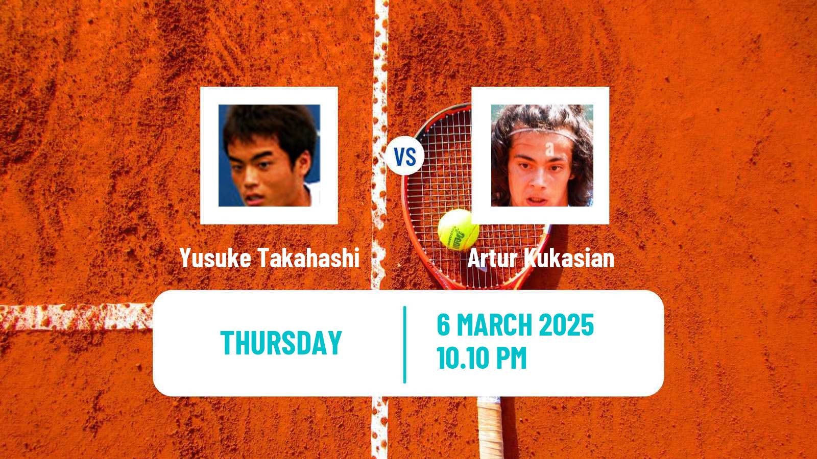 Tennis ITF M15 Maanshan 2 Men Yusuke Takahashi - Artur Kukasian