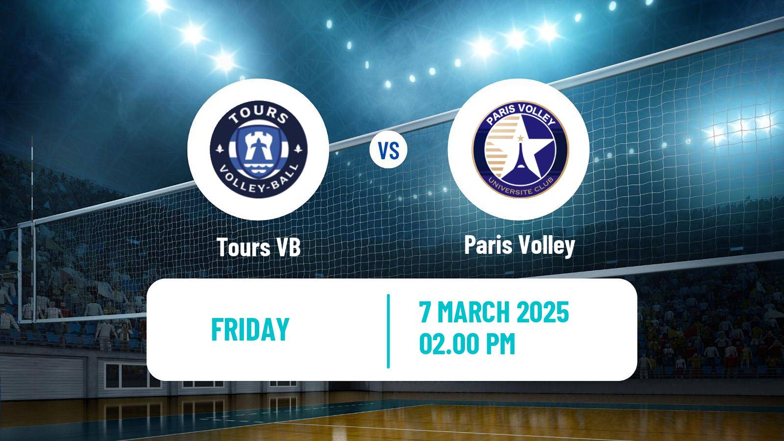 Volleyball French Ligue A Volleyball Tours VB - Paris Volley