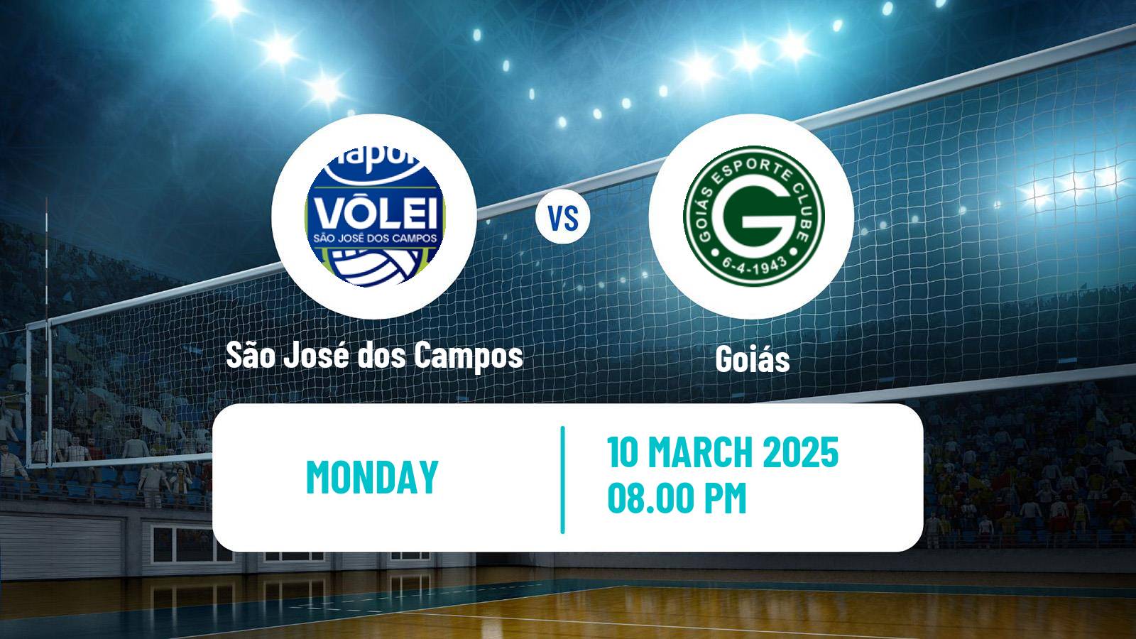 Volleyball Brazilian SuperLiga Volleyball São José dos Campos - Goiás