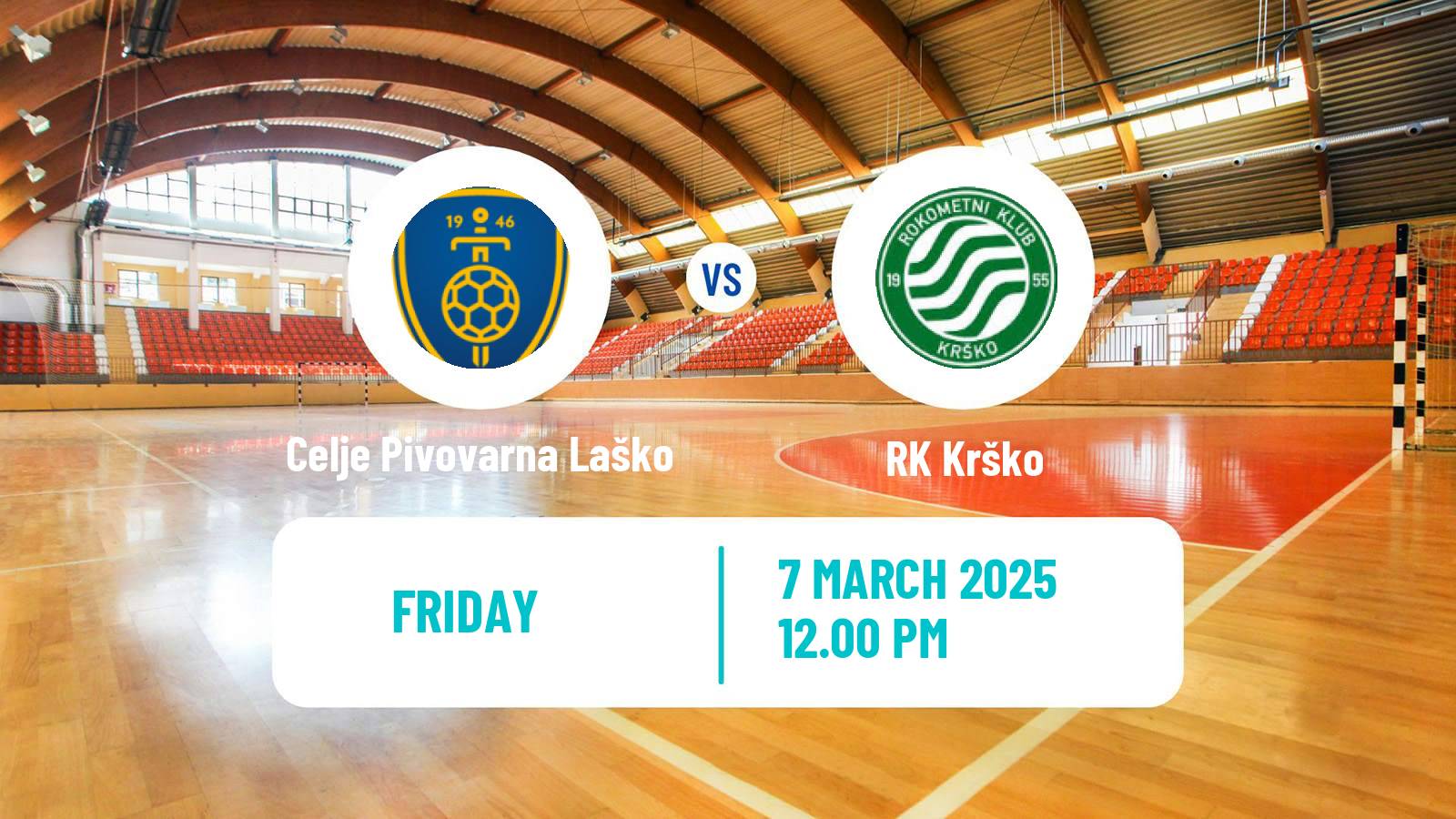 Handball Slovenian 1 NLB Liga Handball Celje Pivovarna Laško - Krško