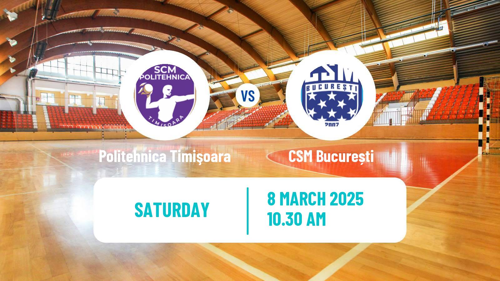 Handball Romanian Liga Nationala Handball Politehnica Timişoara - CSM București