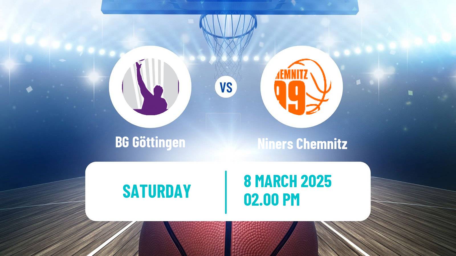 Basketball German BBL BG Göttingen - Niners Chemnitz