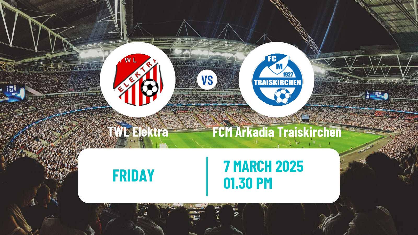 Soccer Austrian Regionalliga East TWL Elektra - FCM Arkadia Traiskirchen
