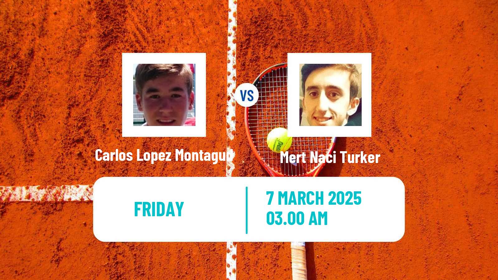 Tennis ITF M15 Antalya 7 Men Carlos Lopez Montagud - Mert Naci Turker