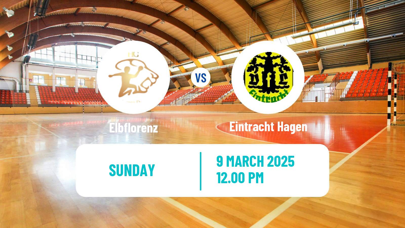 Handball German 2 Bundesliga Handball Elbflorenz - Eintracht Hagen