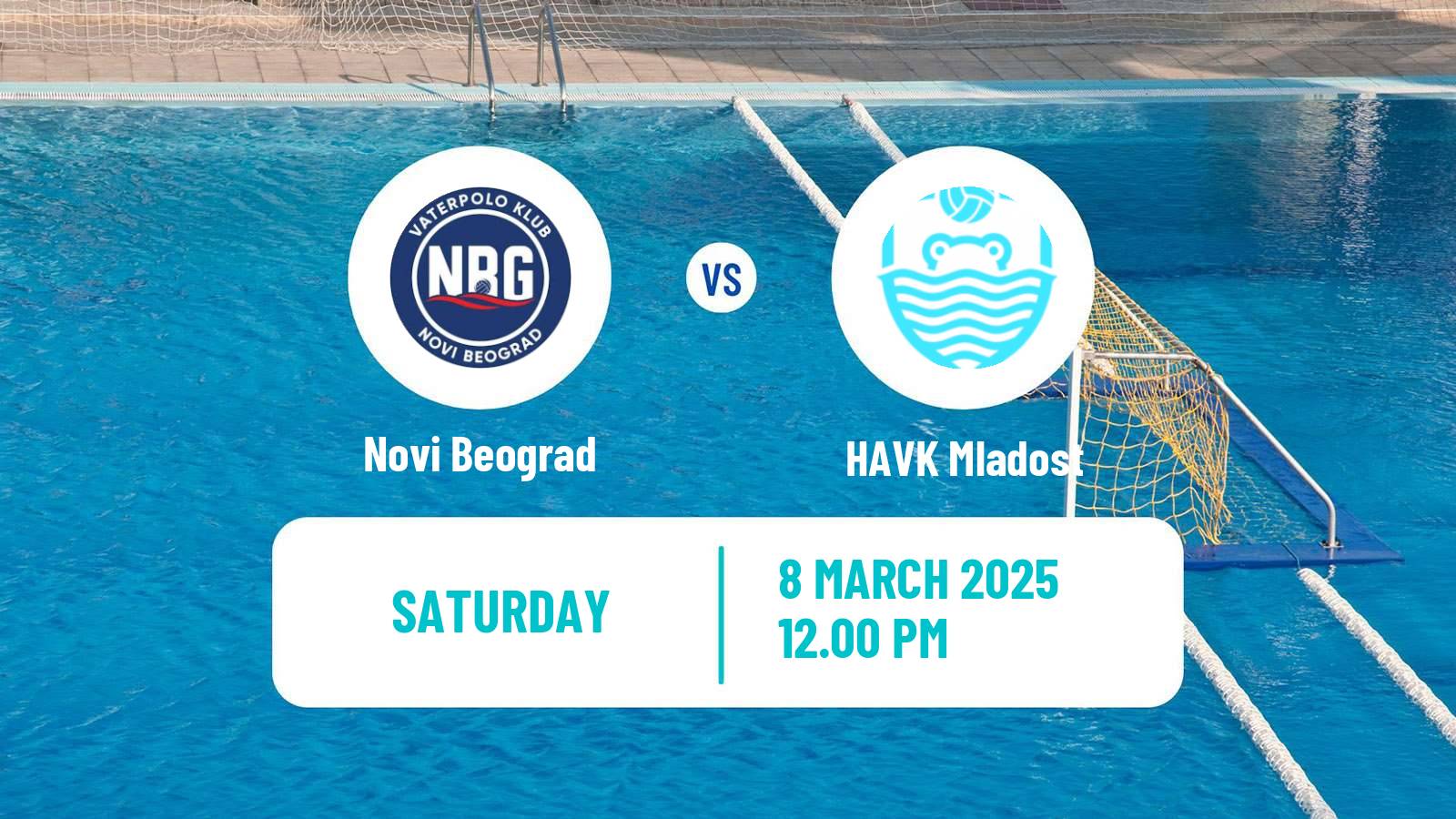 Water polo Serbian Super Liga Water Polo Novi Beograd - HAVK Mladost