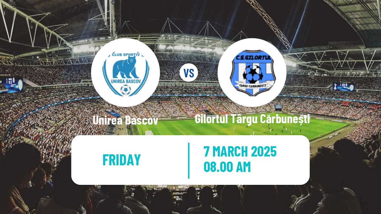 Football Romanian Liga 3 - Seria 8 Unirea Bascov - Gilortul Târgu Cărbunești