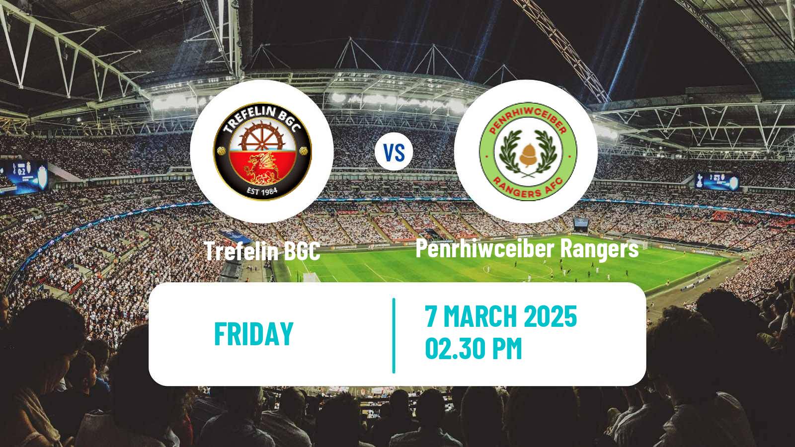 Soccer Welsh Cymru South Trefelin - Penrhiwceiber Rangers