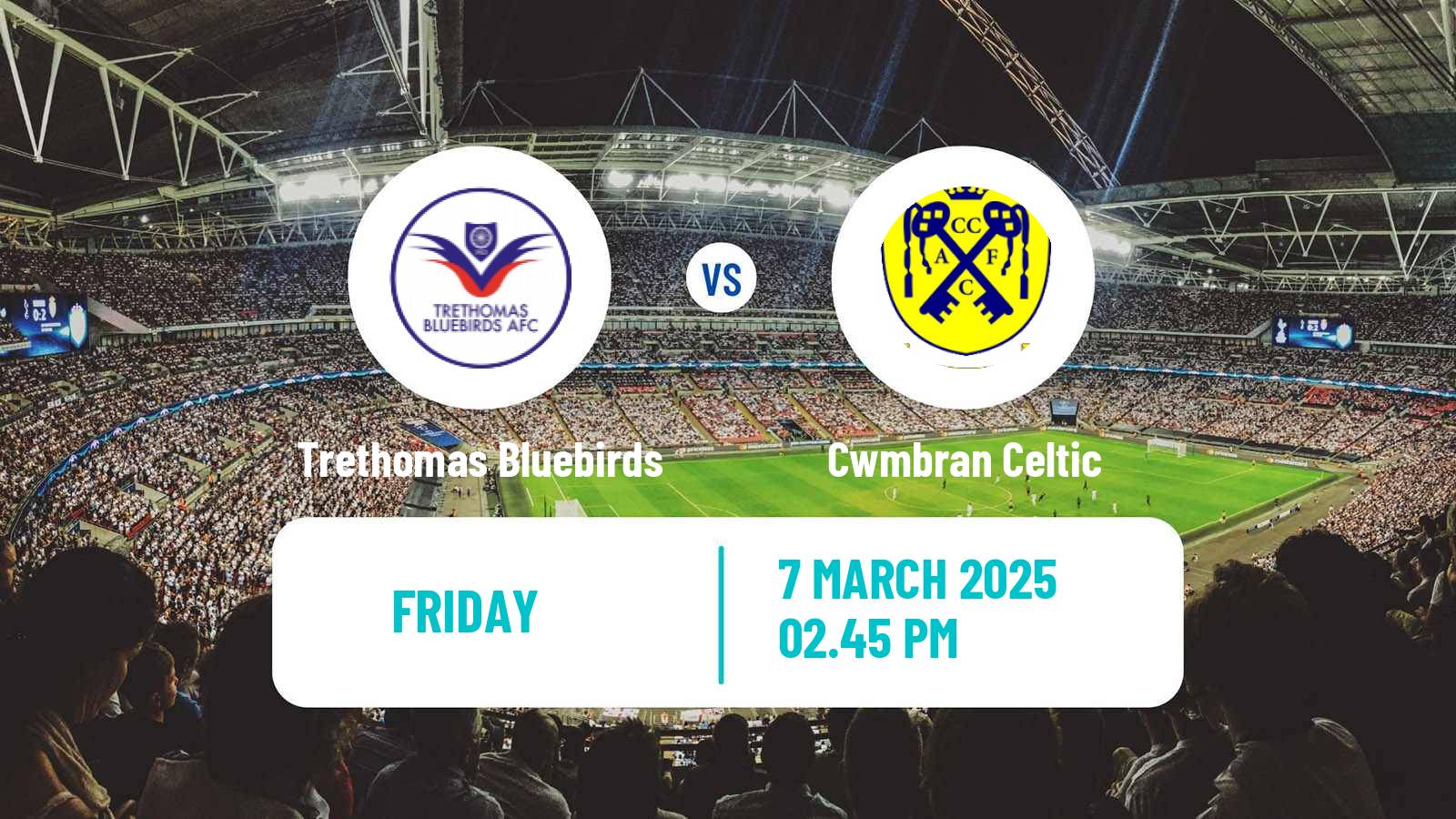 Soccer Welsh Cymru South Trethomas Bluebirds - Cwmbran Celtic