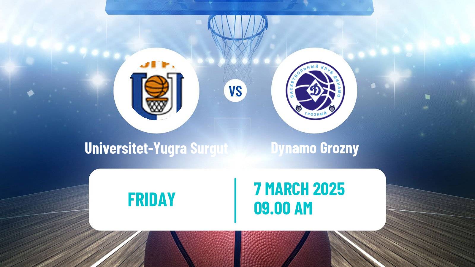 Basketball Russian Super League Basketball Universitet-Yugra Surgut - Dynamo Grozny