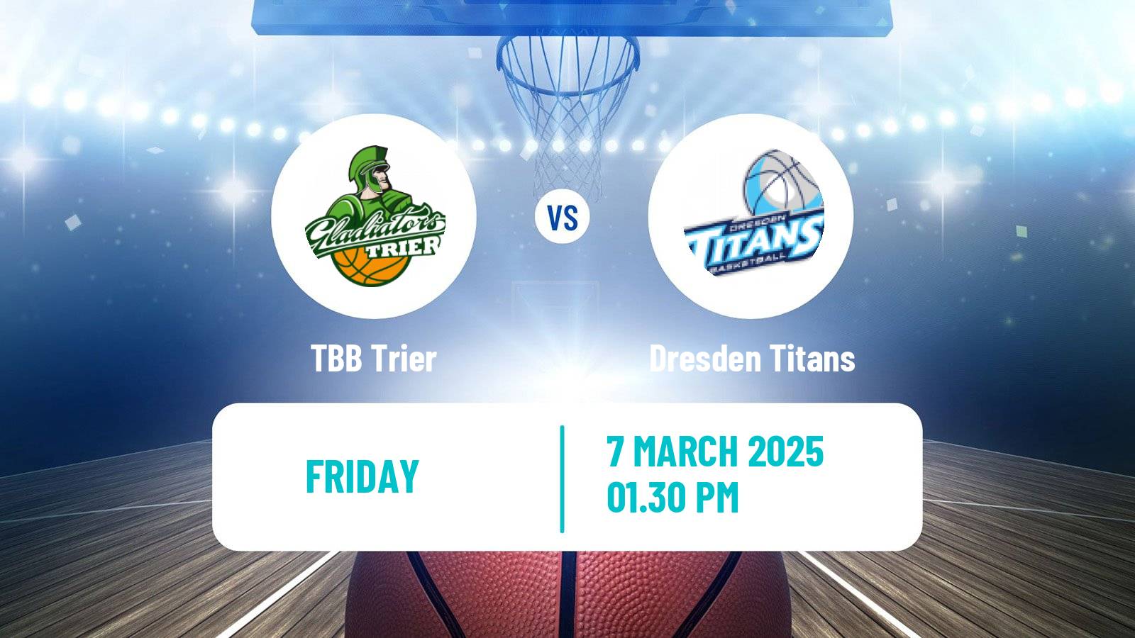 Basketball German Pro A Basketball Trier - Dresden Titans