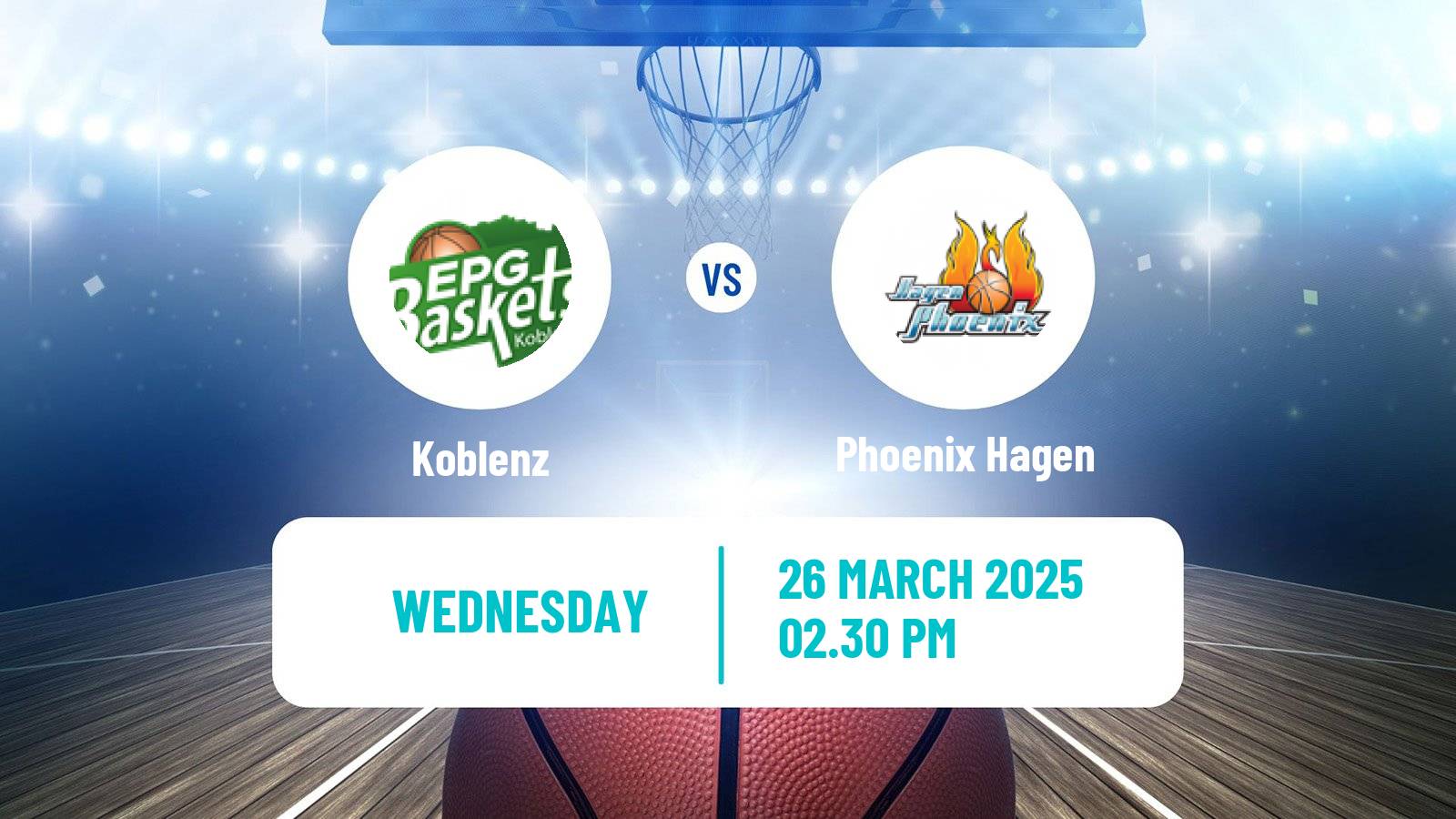 Basketball German Pro A Basketball Koblenz - Phoenix Hagen