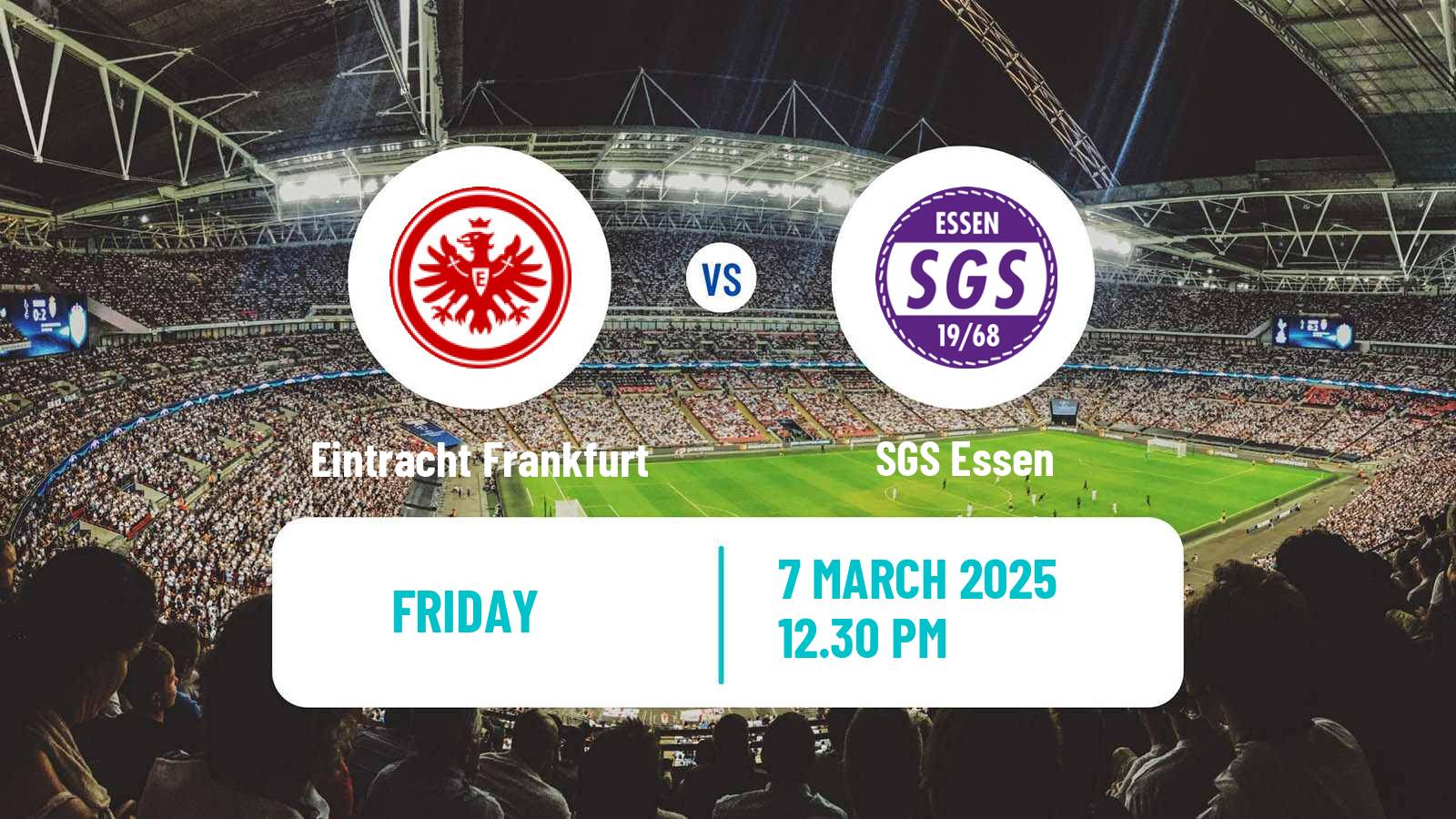 Soccer German Bundesliga Women Eintracht Frankfurt - SGS Essen