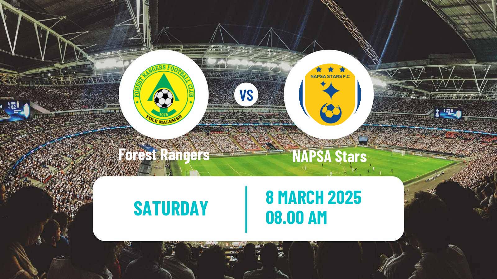Soccer Zambian Premier League Forest Rangers - NAPSA Stars