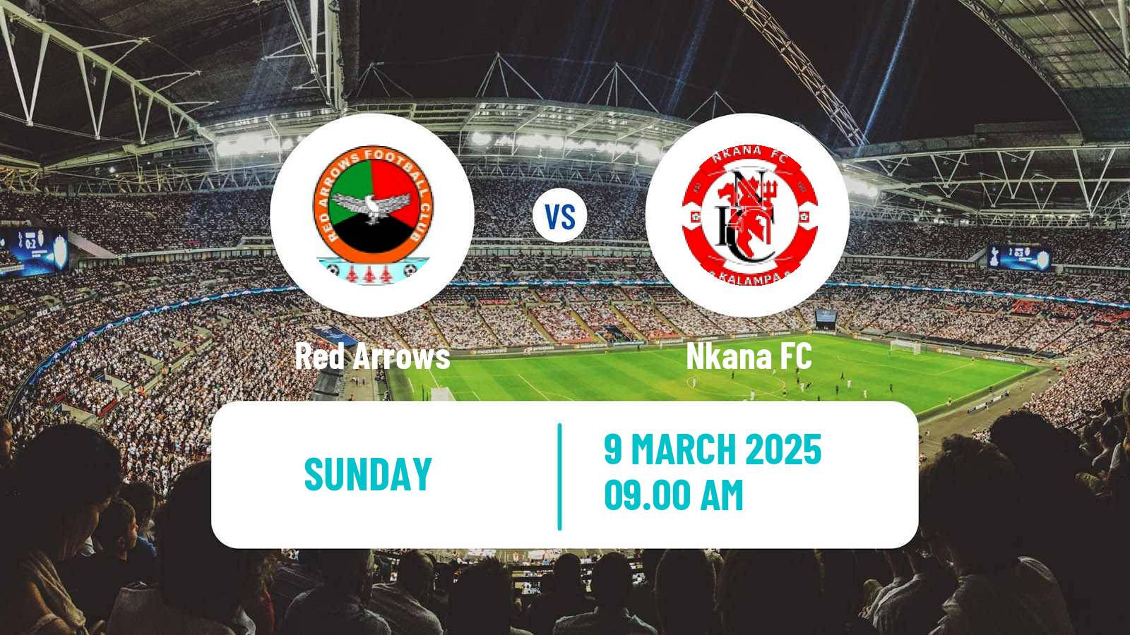 Soccer Zambian Premier League Red Arrows - Nkana