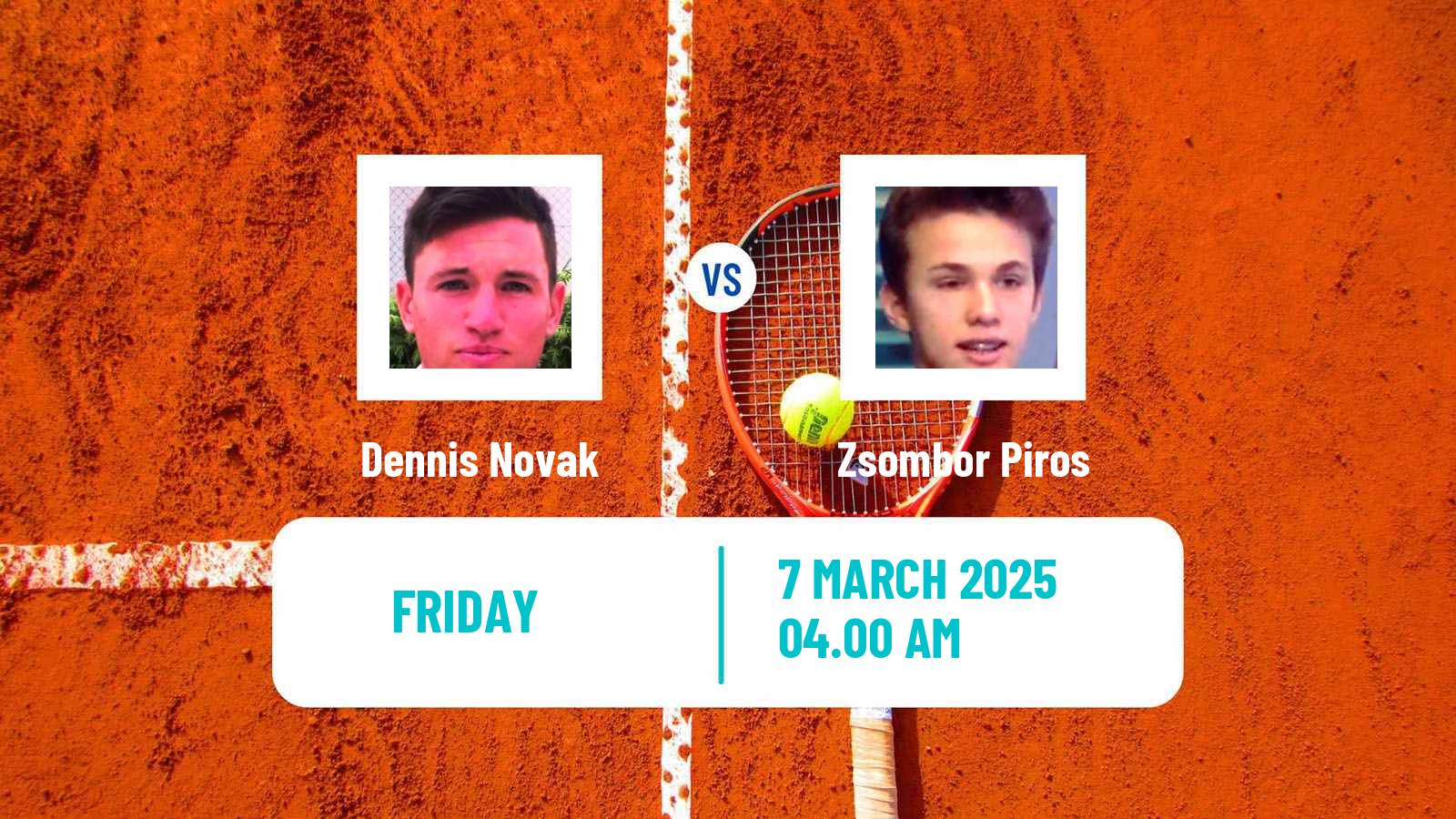 Tennis Hersonissos Challenger Men Dennis Novak - Zsombor Piros