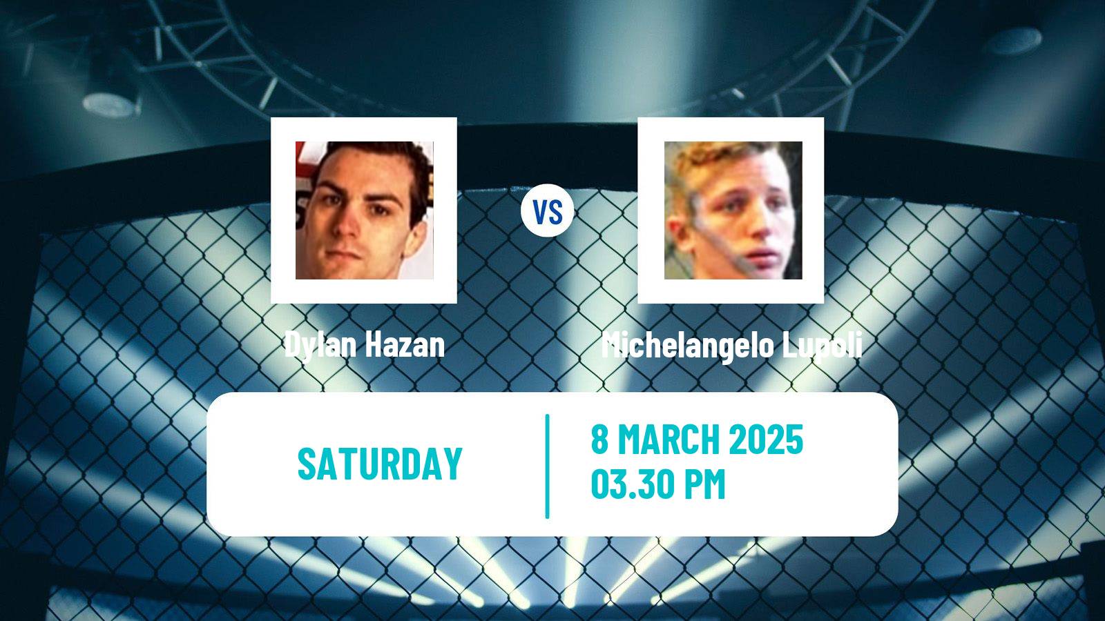 MMA Flyweight Cage Warriors Men Dylan Hazan - Michelangelo Lupoli