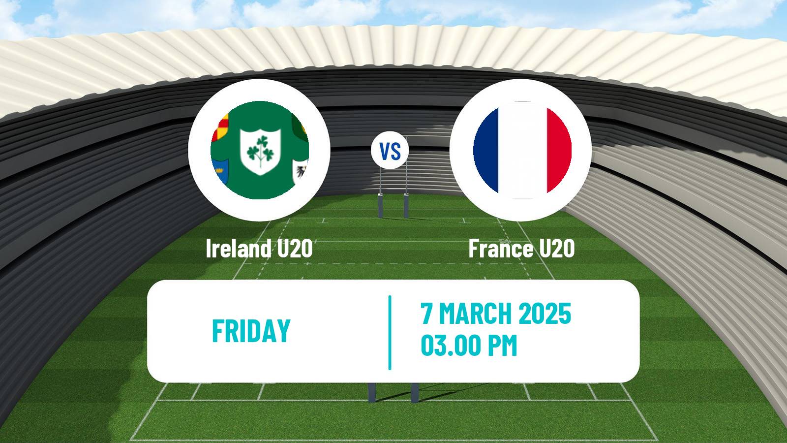 Rugby union Six Nations U20 Ireland U20 - France U20