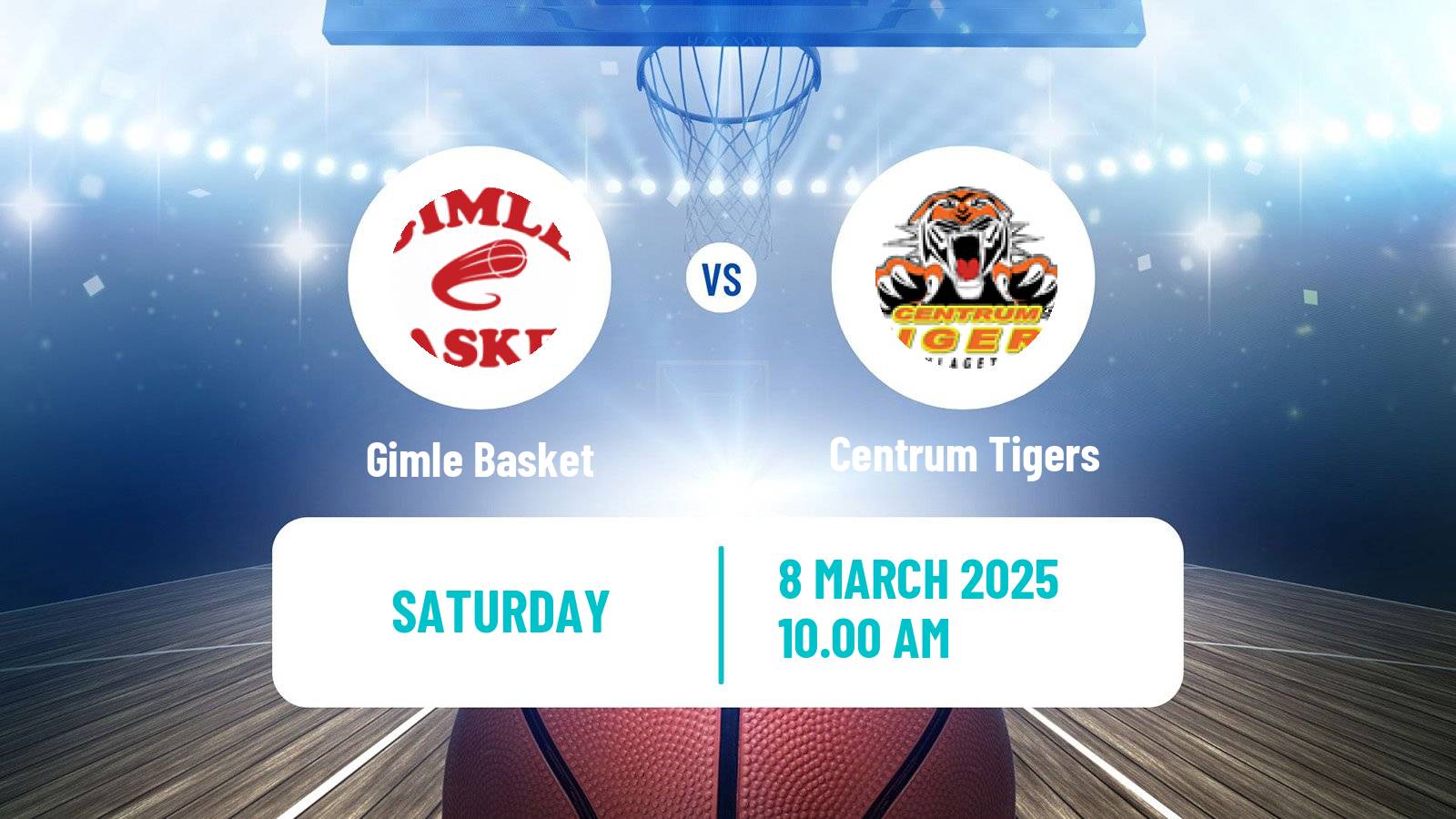 Basketball Norwegian BLNO Gimle - Centrum Tigers