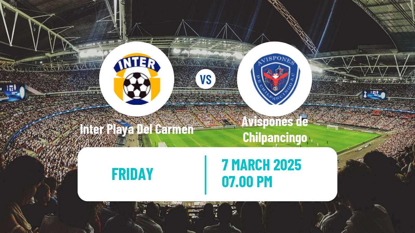Football Mexican Liga Premier Serie A Inter Playa Del Carmen - Avispones de Chilpancingo