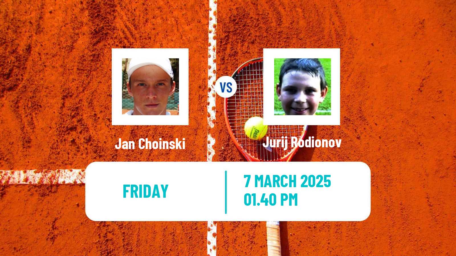 Tennis Thionville Challenger Men Jan Choinski - Jurij Rodionov
