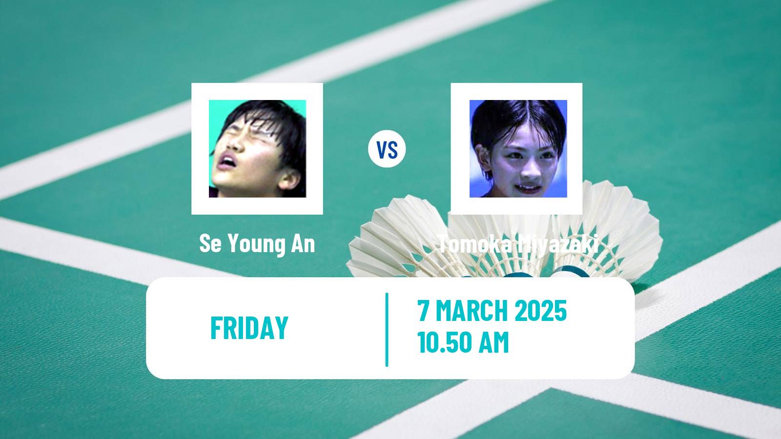 Badminton BWF World Tour Orleans Masters Women Se Young An - Tomoka Miyazaki