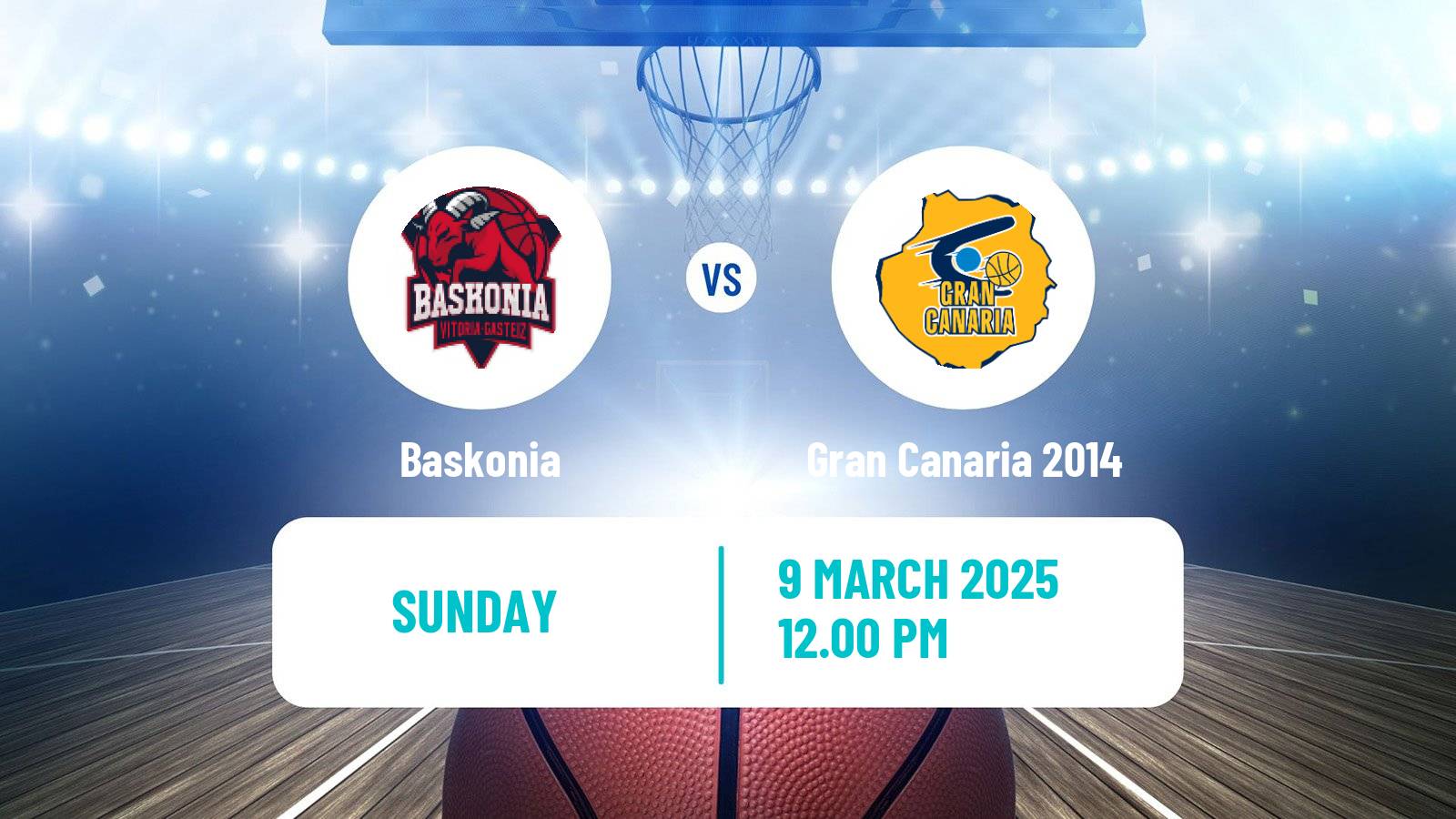 Basketball Spanish ACB League Baskonia - Gran Canaria 2014