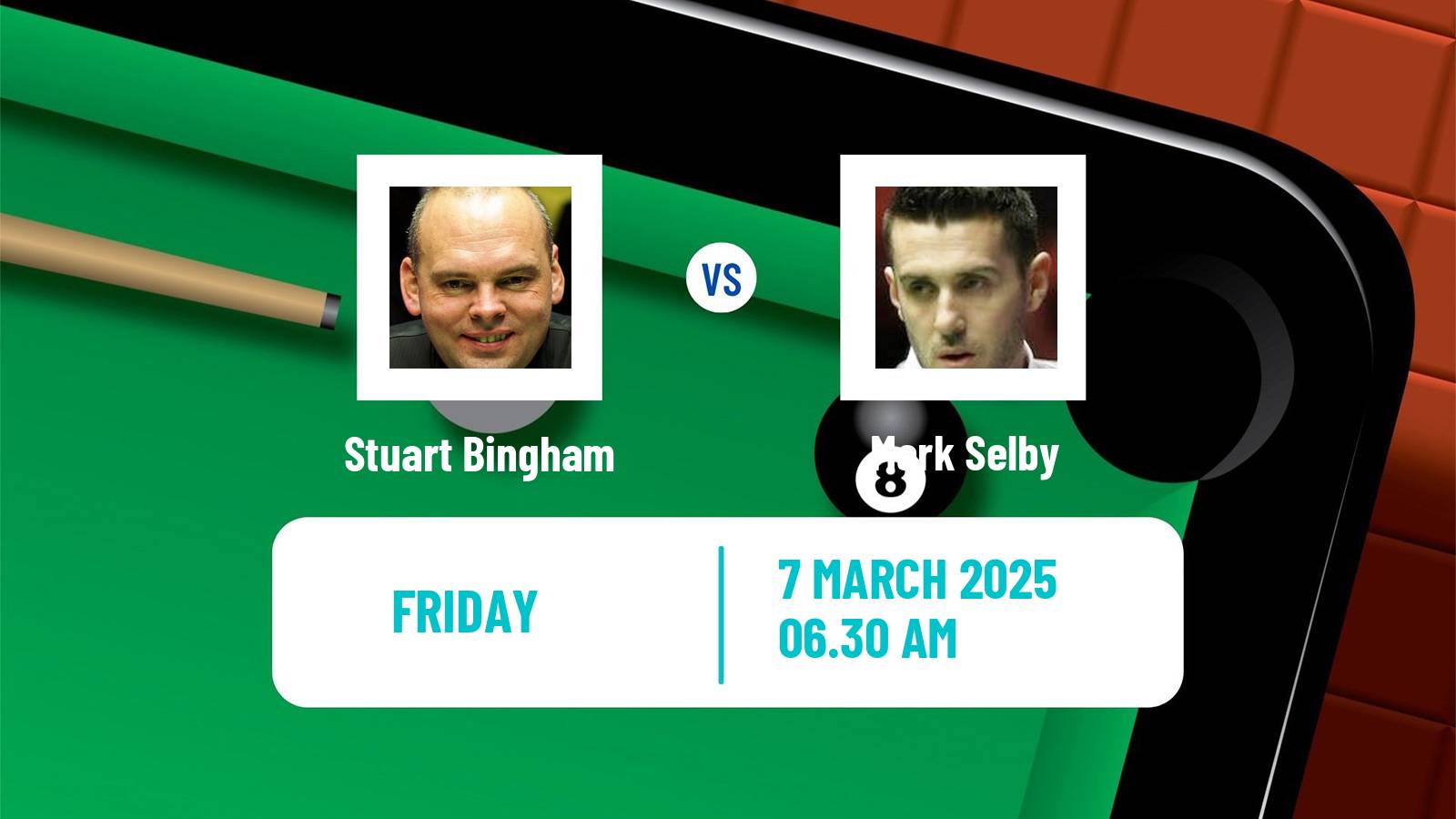 Snooker World Grand Prix Stuart Bingham - Mark Selby