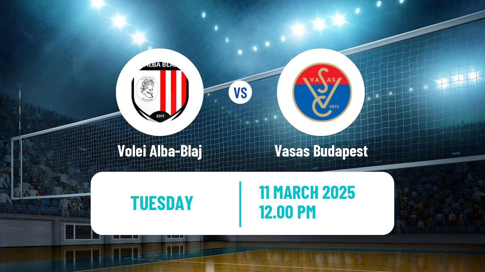 Volleyball CEV Cup Women Volei Alba-Blaj - Vasas Budapest