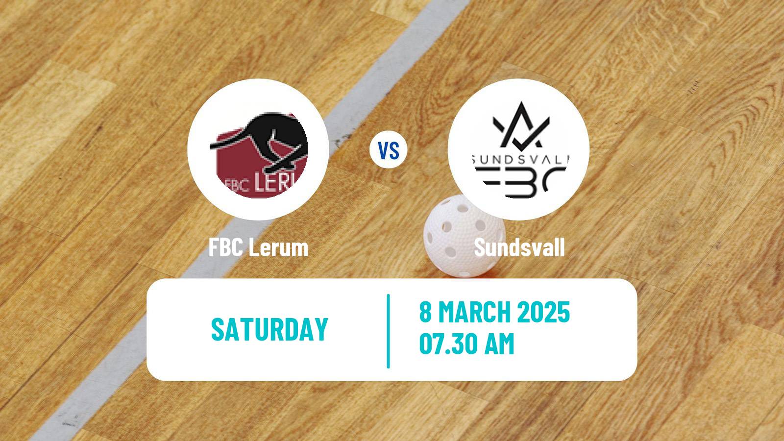 Floorball Swedish Allsvenskan Floorball Lerum - Sundsvall