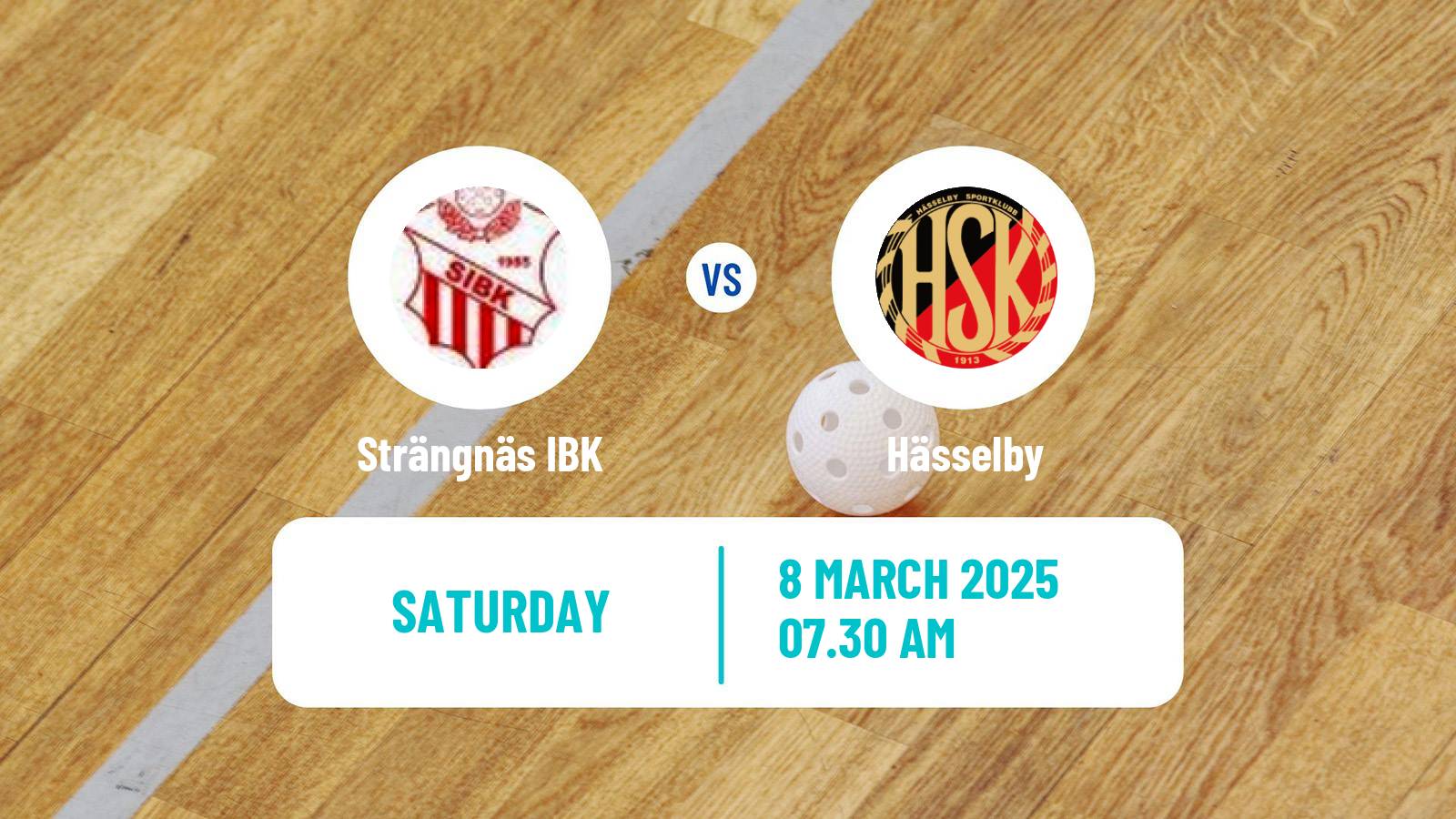 Floorball Swedish Allsvenskan Floorball Strängnäs IBK - Hässelby
