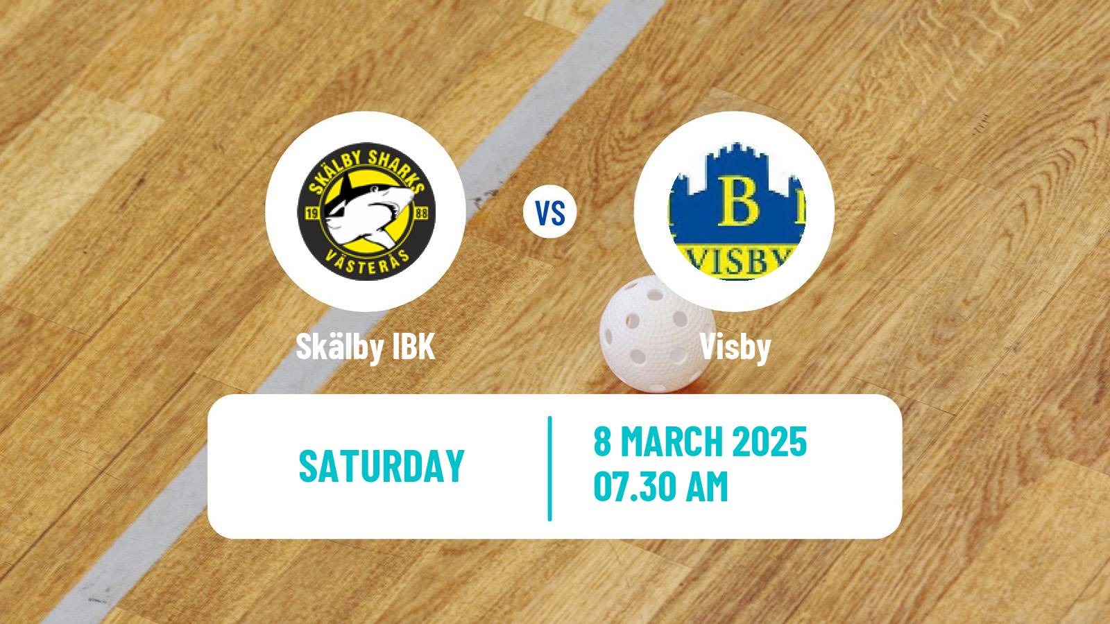 Floorball Swedish Allsvenskan Floorball Skälby - Visby