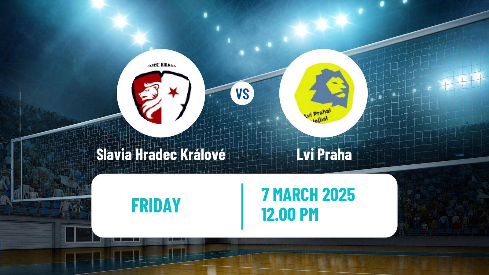 Volleyball Czech 1 Liga Volleyball Women Slavia Hradec Králové - Lvi Praha