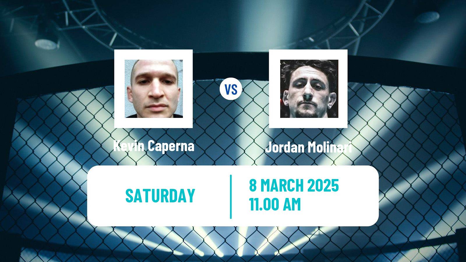 MMA Flyweight Cage Warriors Men Kevin Caperna - Jordan Molinari