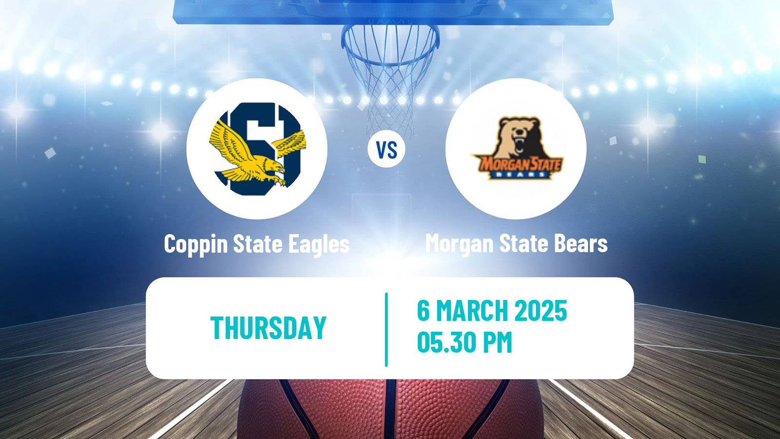 Basketball NCAA College Basketball Women Coppin State Eagles - Morgan State Bears