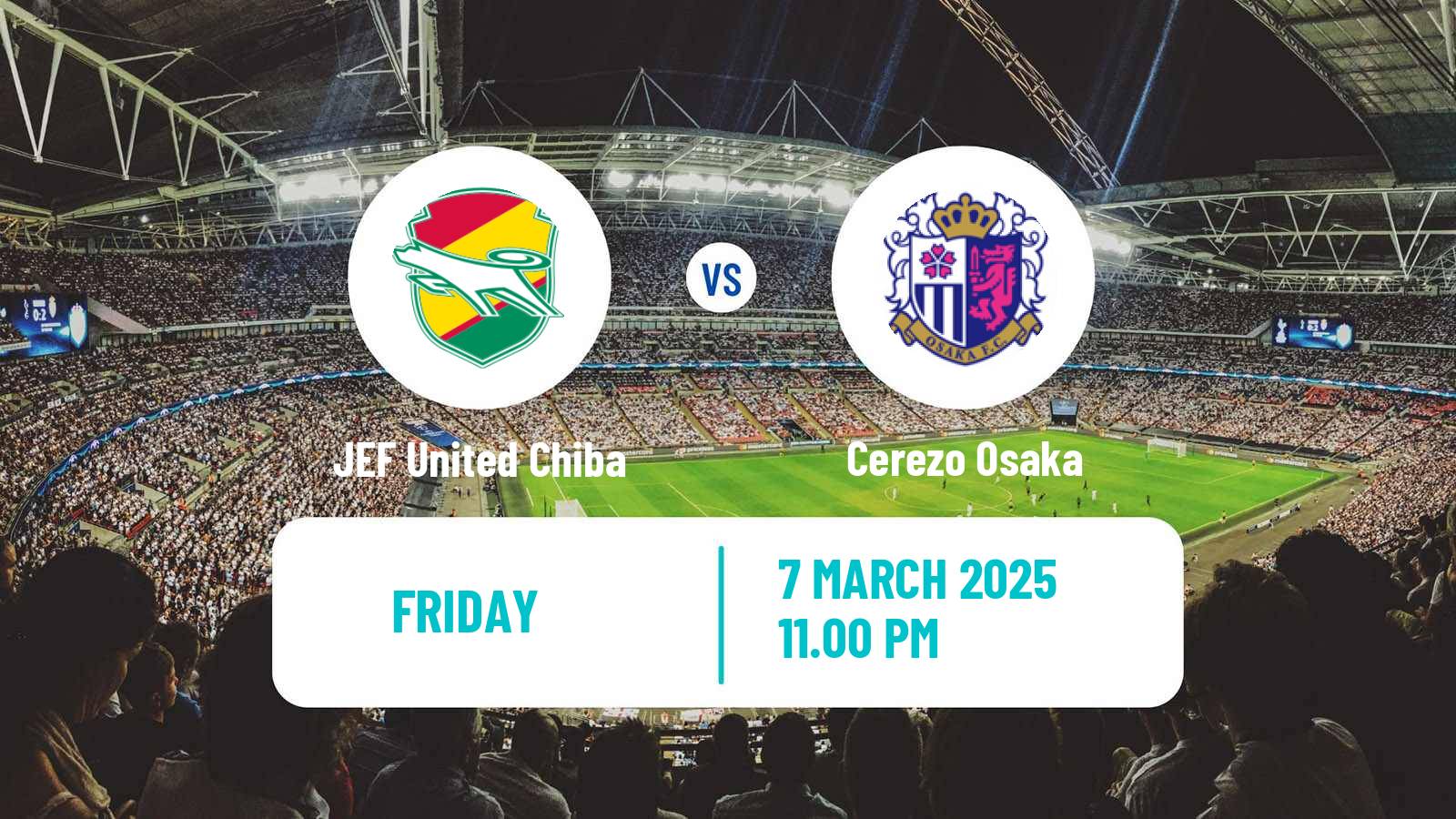 Football Japan WE League Women JEF United Chiba - Cerezo Osaka