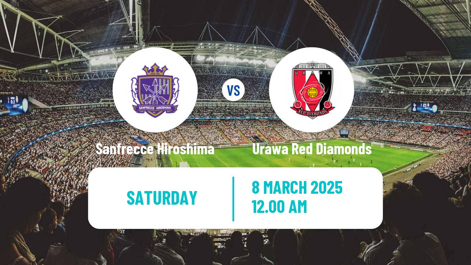 Football Japan WE League Women Sanfrecce Hiroshima - Urawa Red Diamonds